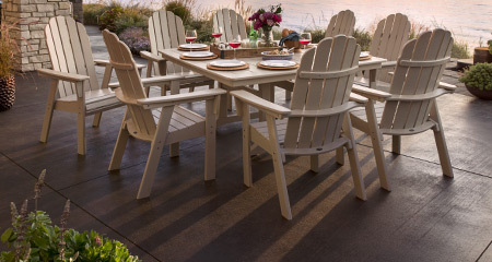 Patio Outdoor Dining Set Styles, Polywood Dining Table