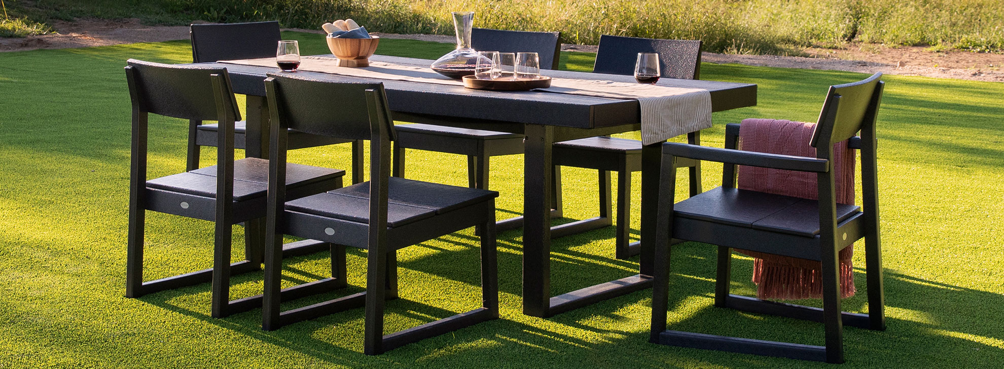 outdoor dining table polywood