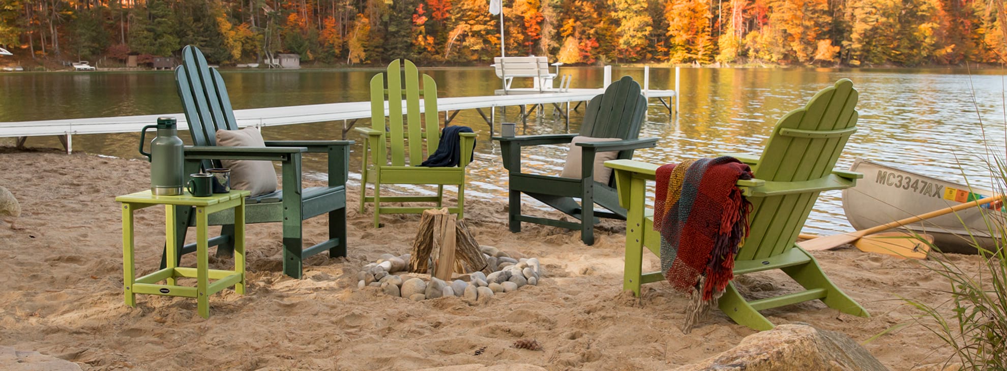 green porch rocking chairs