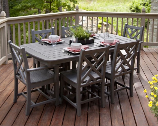 Polywood Outdoor Furniture Rethink, Low Maintenance Outdoor Furniture