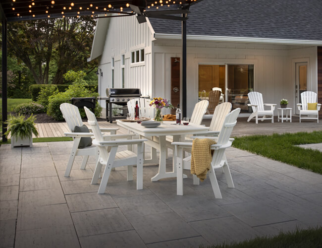 Outdoor Patio Furniture Made In The Usa Polywood - Patio Set Polywood